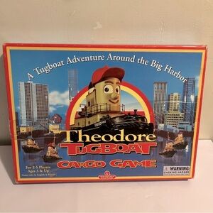 Vintage 1989 THEODORE TUGBOAT Cargo Children's Board Game Age 3+ Made In USA